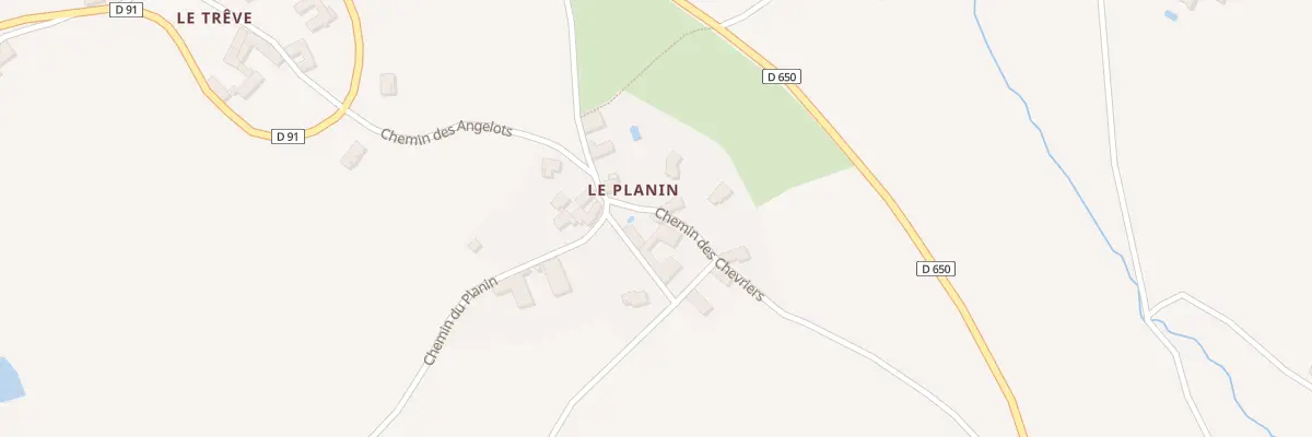 Plan du 5085 Che du Trève à Bibost