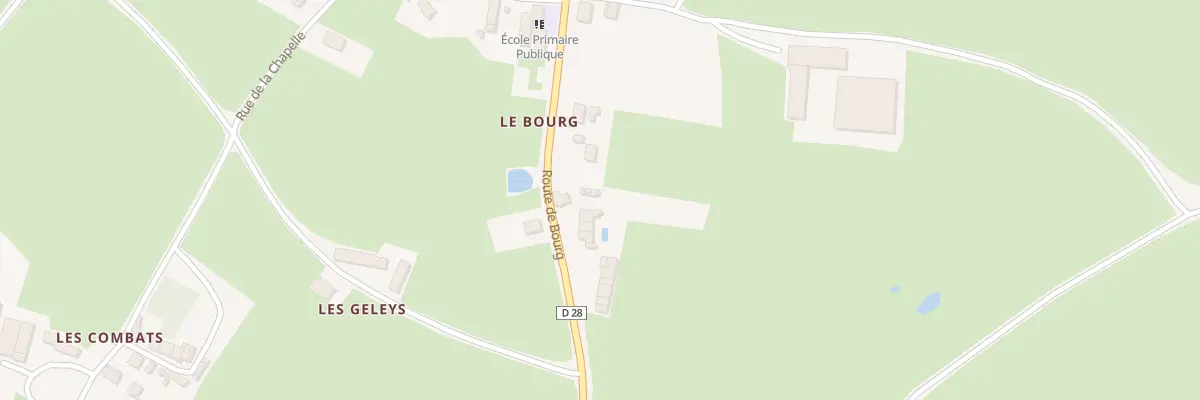 Plan du 5009 Le Bourg à Saint-Micaud