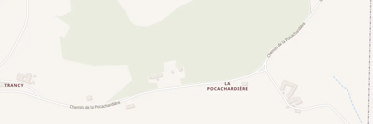 Plan du 855 Che de la Pocachardière à Duerne