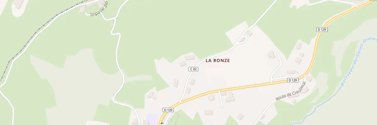Plan du 5237 La Ronze à Saint-Didier-sur-Beaujeu