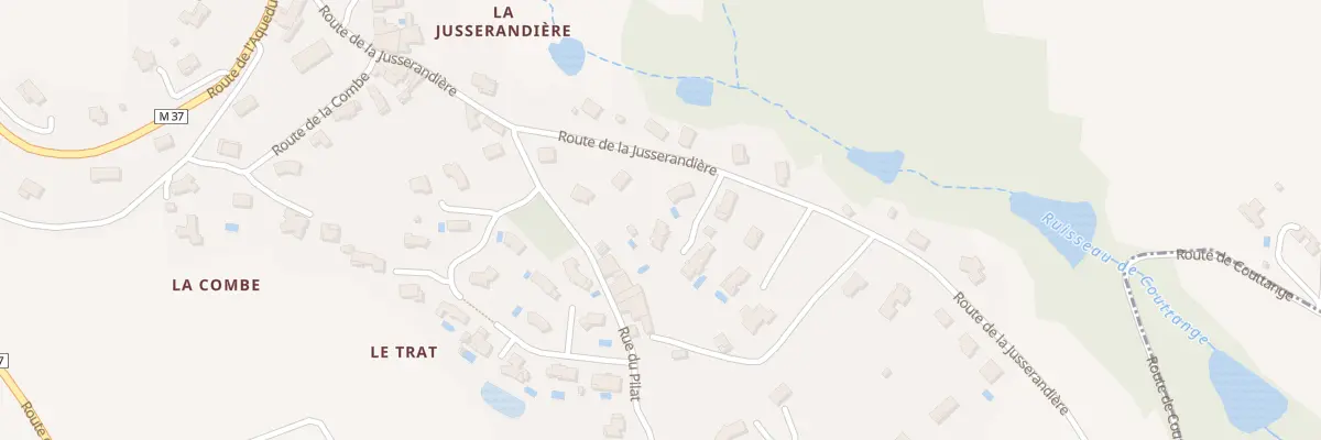 Plan du 402 Rte de la Jusserandiere à Cellieu