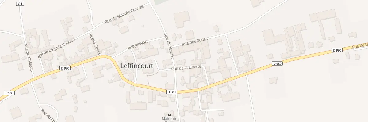 Plan du 5 Rue de la Liberte à Leffincourt