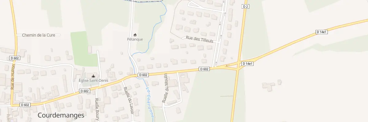 Plan du 6 Gr Grande Rue à Courdemanges