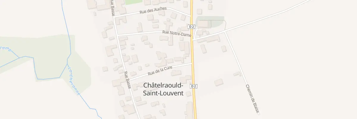 Plan du 4 Rue de la Cure à Châtelraould-Saint-Louvent