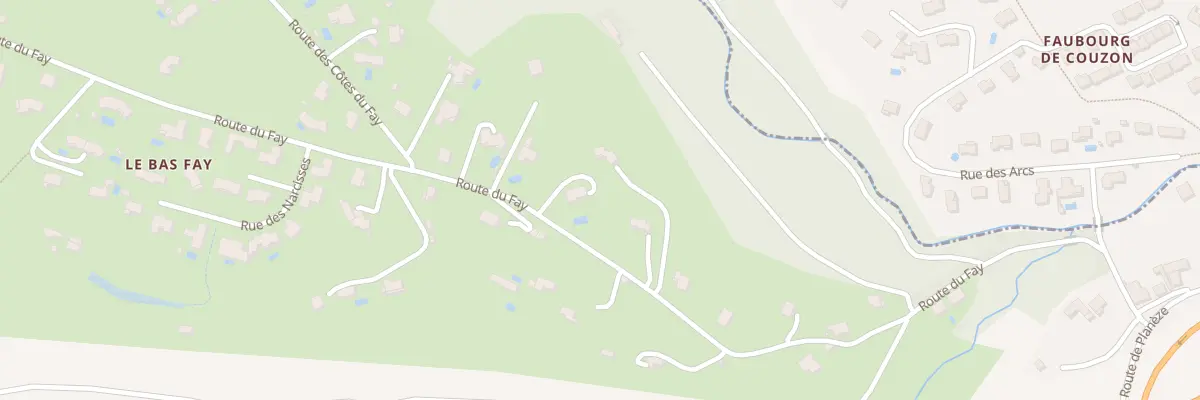Plan du 121 Rte du Fay à L’Horme