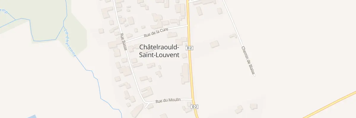 Plan du 30 Gr Grande Rue à Châtelraould-Saint-Louvent