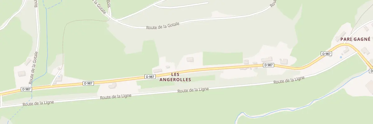 Plan du 5249 Les Angerolles à Trambly