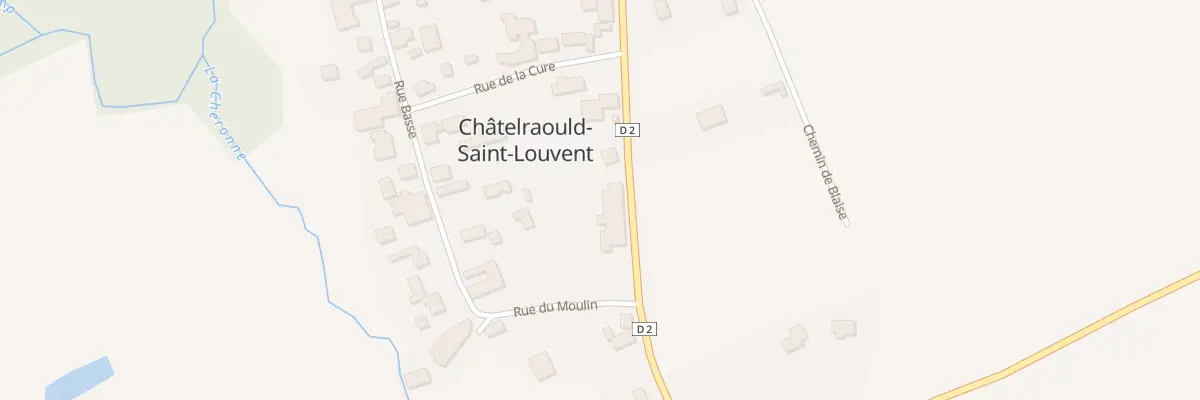 Plan du 34 Gr Grande Rue à Châtelraould-Saint-Louvent