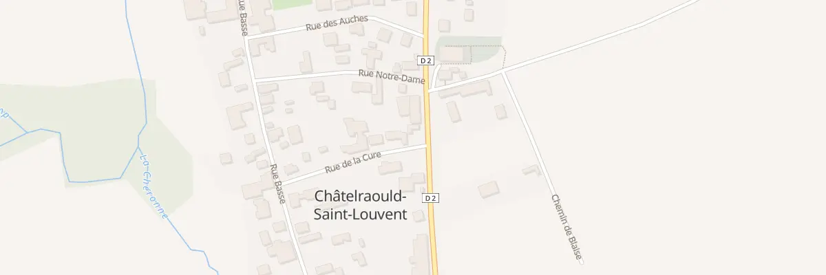 Plan du 22 Gr Grande Rue à Châtelraould-Saint-Louvent
