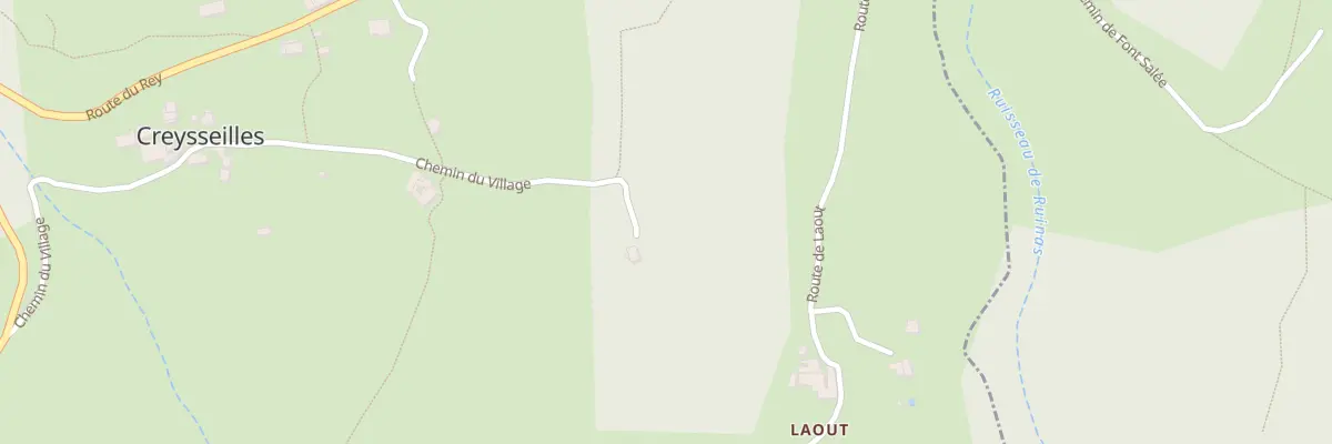 Plan du 5004B Laout à Creysseilles