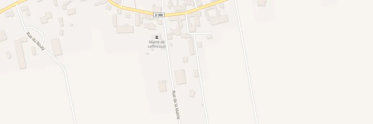 Plan du 1 Rue de la Mairie à Leffincourt