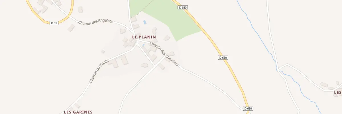 Plan du 109 Che des Chevriers à Bibost