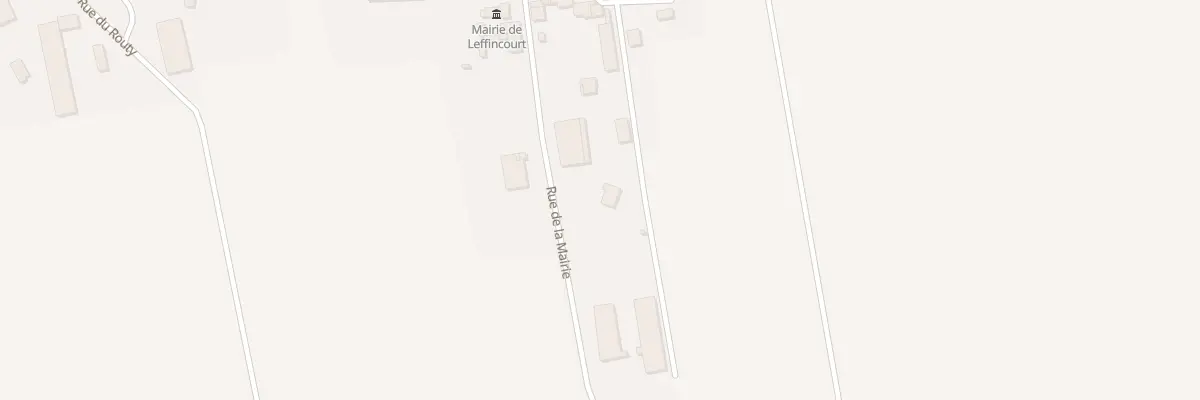 Plan du 3 Rue de la Mairie à Leffincourt