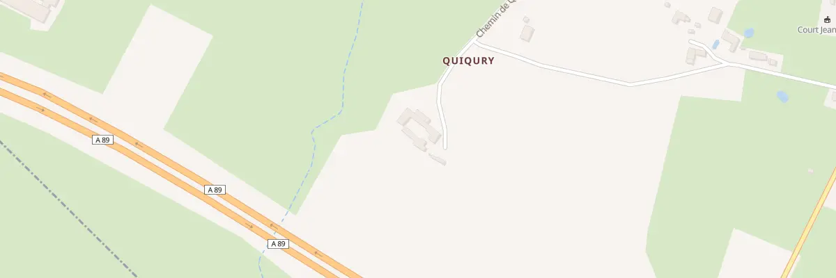 Plan du 5000 Che de Quicury à Sarcey