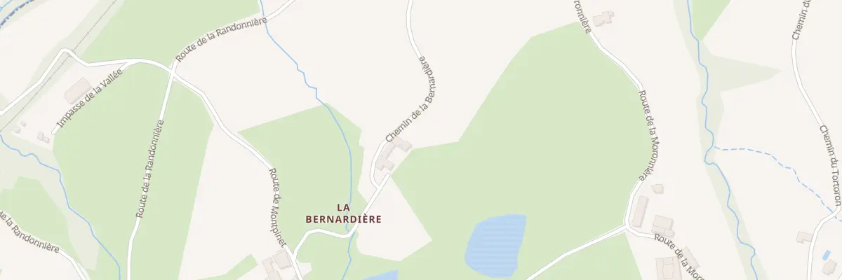 Plan du 5177 La Bernadiere à Courzieu