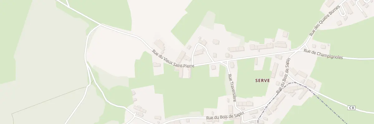 Plan du 5011 Hameau de Serve à Lacanche