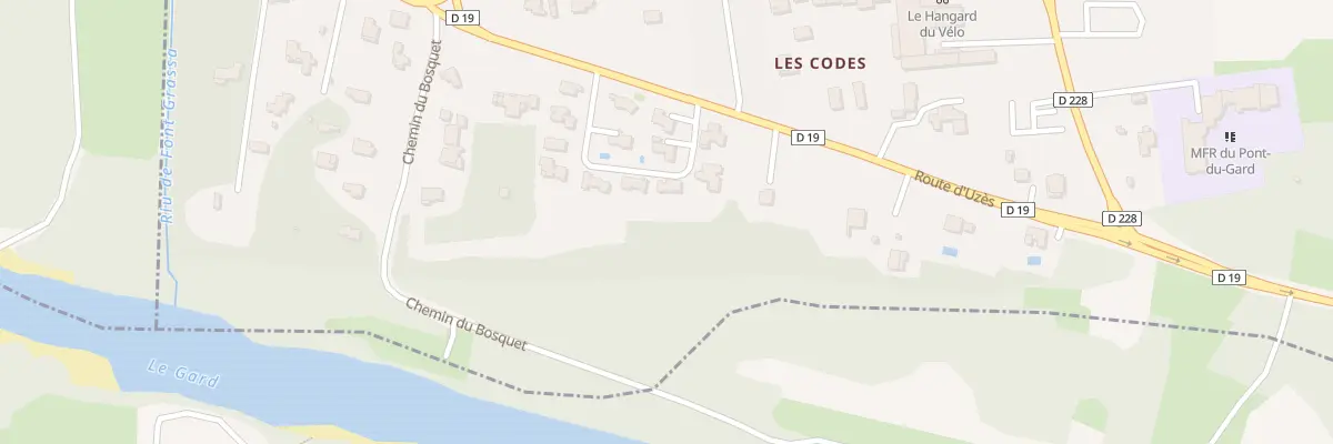 Plan du 4 Rte d’Uzès à Castillon-du-Gard