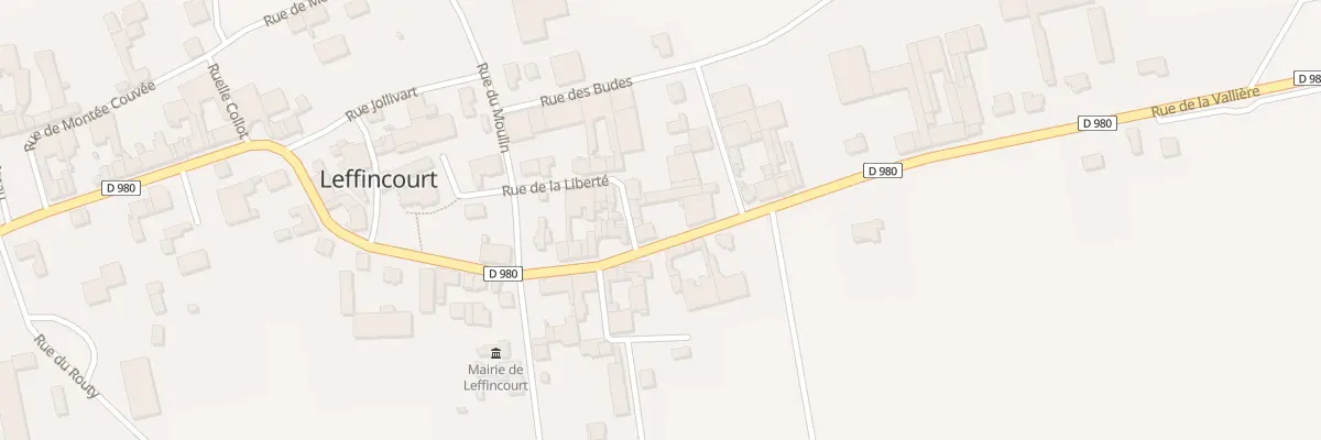 Plan du 11 Rue de la Valiere à Leffincourt