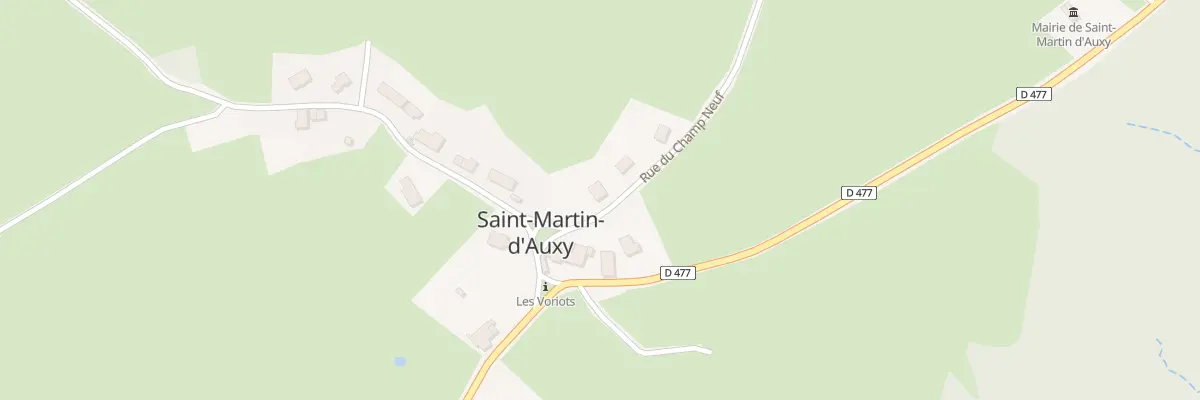 Plan du 3 Rue du Champ Neuf à Saint-Martin-d’Auxy