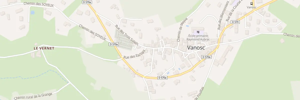 Plan du 5036 Le Village à Vanosc