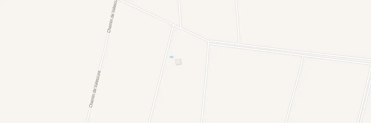 Plan du 479 Che de Valescure à Beaucaire
