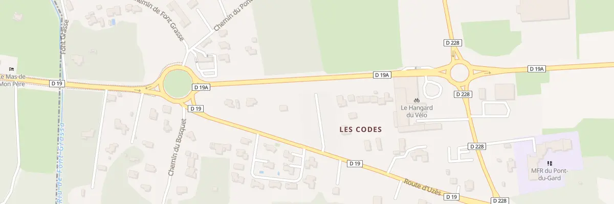 Plan du 7 Rte d’Uzès à Castillon-du-Gard