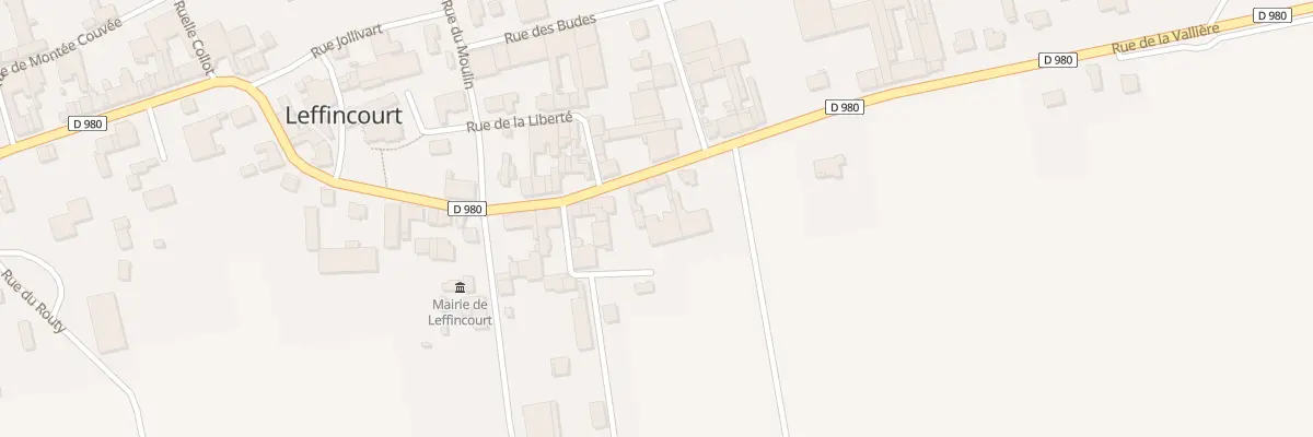 Plan du 8 Rue de la Valiere à Leffincourt