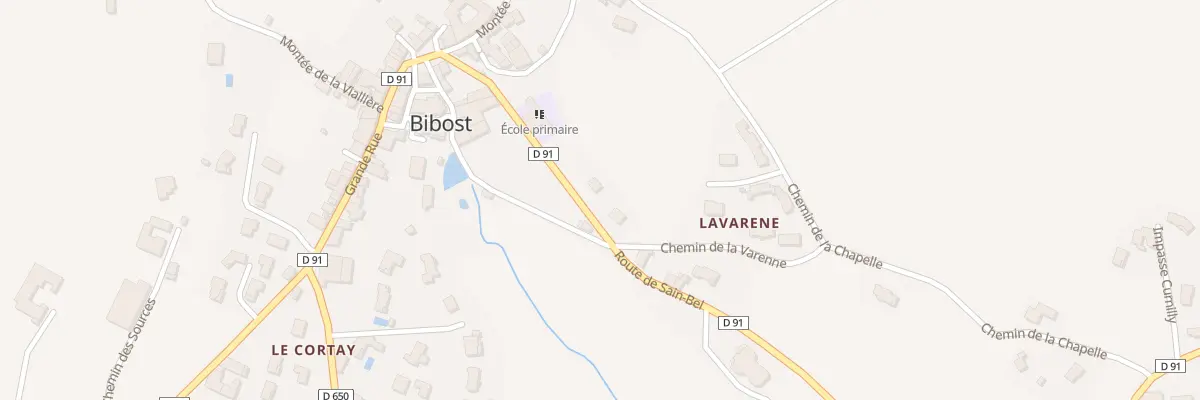 Plan du 5070 Rue du Souvenir Français à Bibost