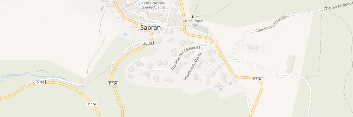 Plan du 5376 Le Deves à Sabran