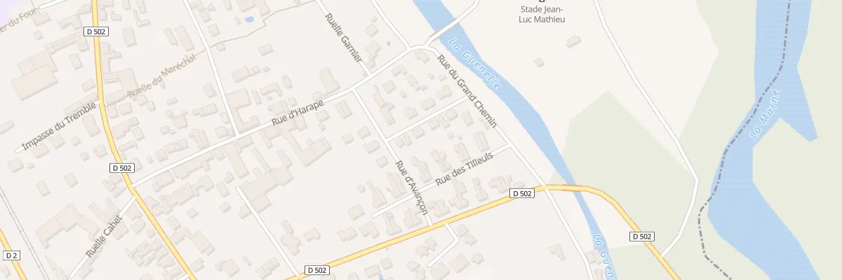 Plan du 1 Rue de la Guenelle à Loisy-sur-Marne