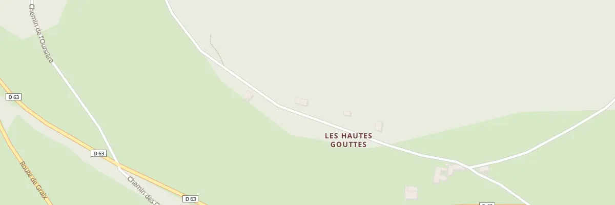 Plan du 406 Che des Hautes Gouttes à Graix