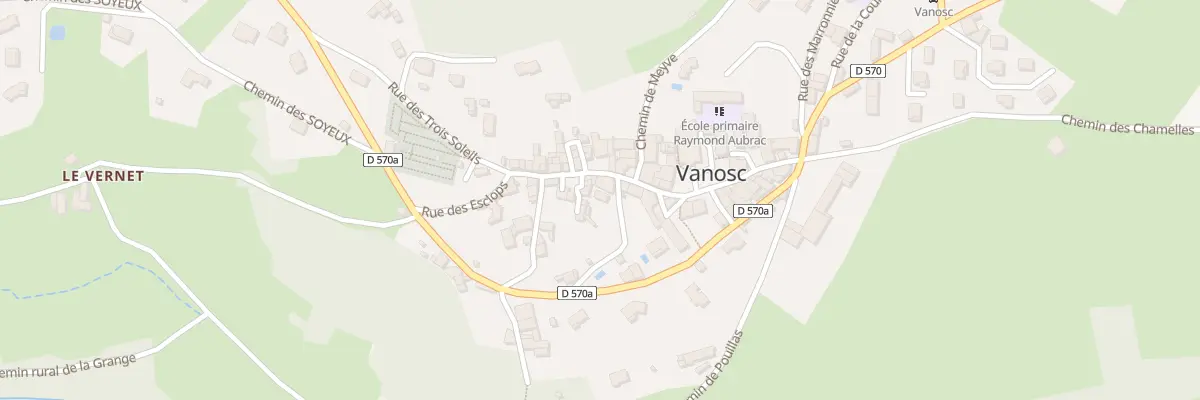 Plan du 5049 Le Village à Vanosc