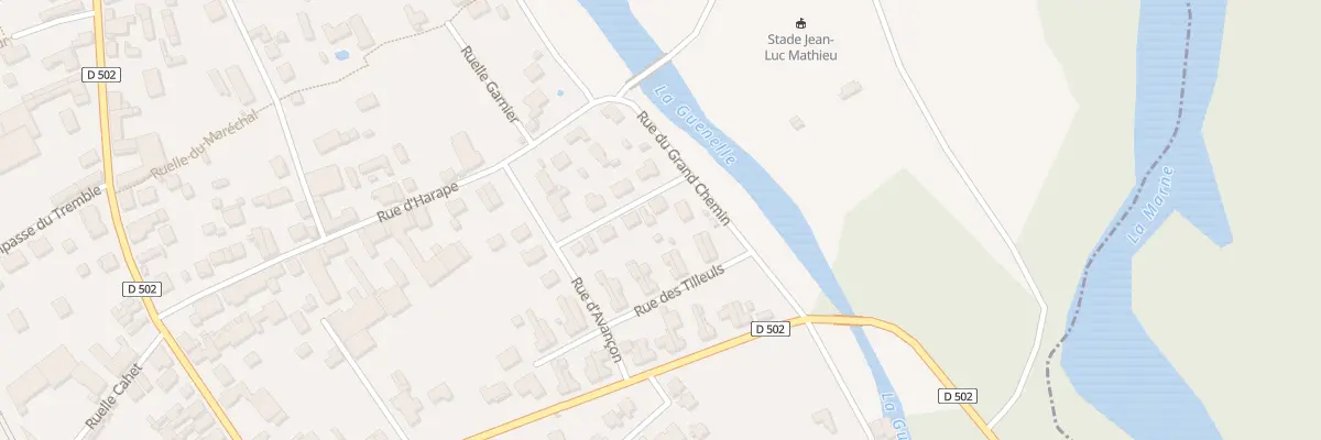 Plan du 5 Rue de la Guenelle à Loisy-sur-Marne