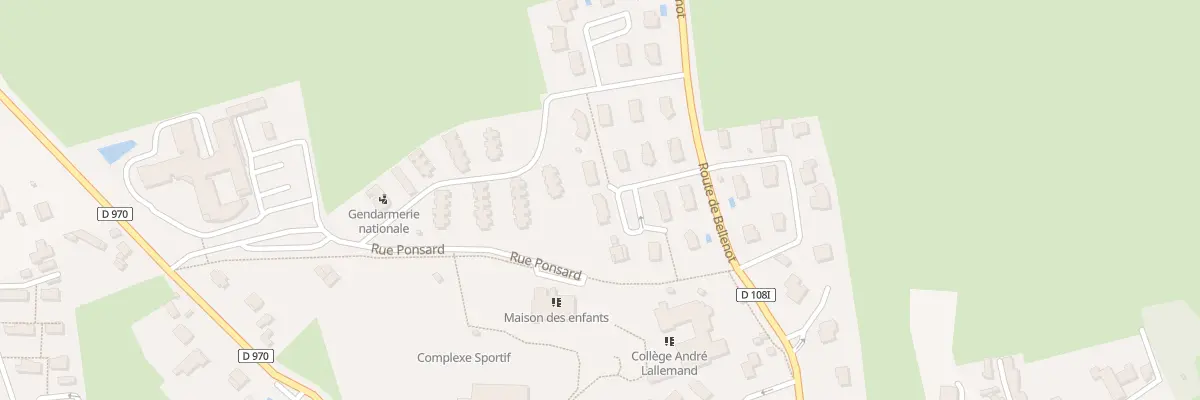 Plan du 13 Rue Colette à Pouilly-en-Auxois