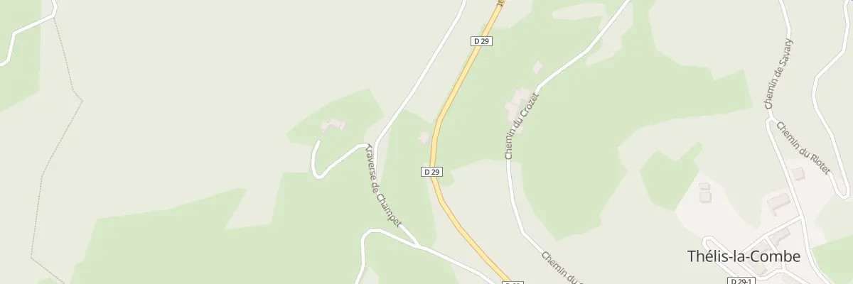 Plan du 705 Rte du Pilât à Thélis-la-Combe