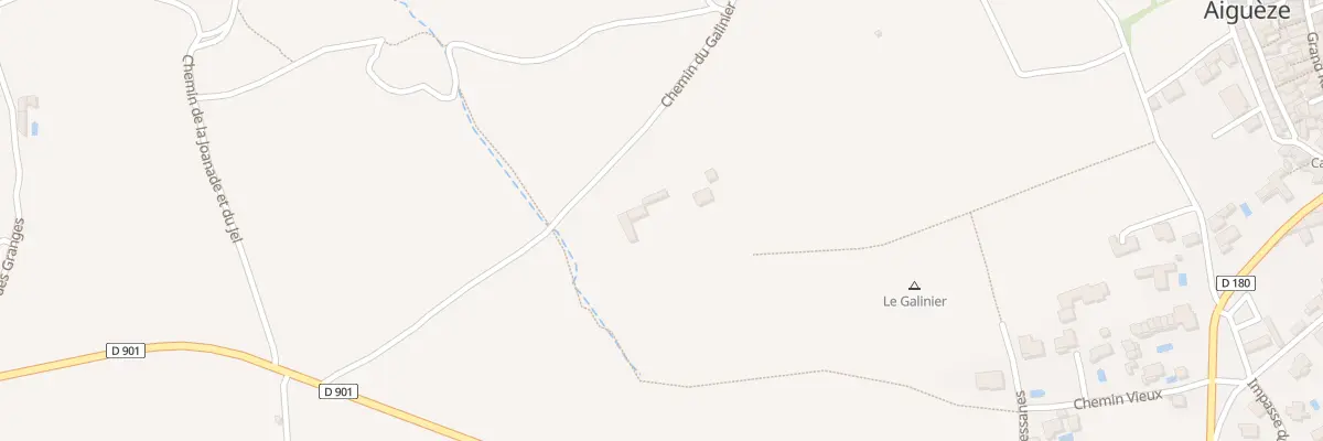 Plan du 565 Che du Galinier à Aiguèze