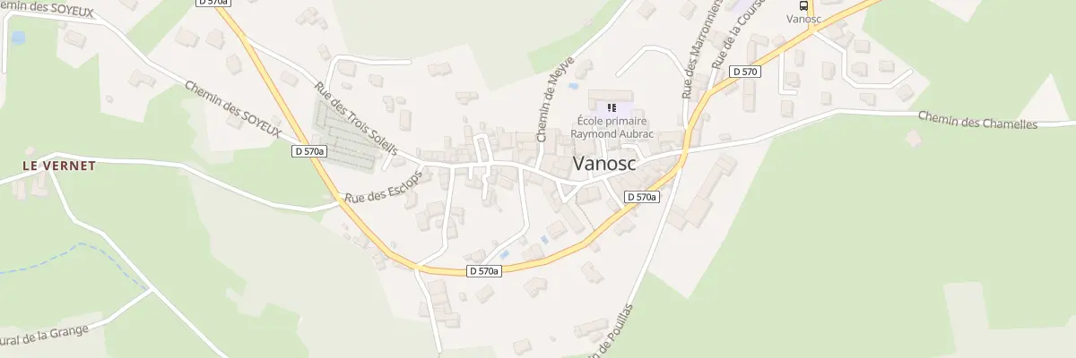 Plan du 5297 Le Village à Vanosc