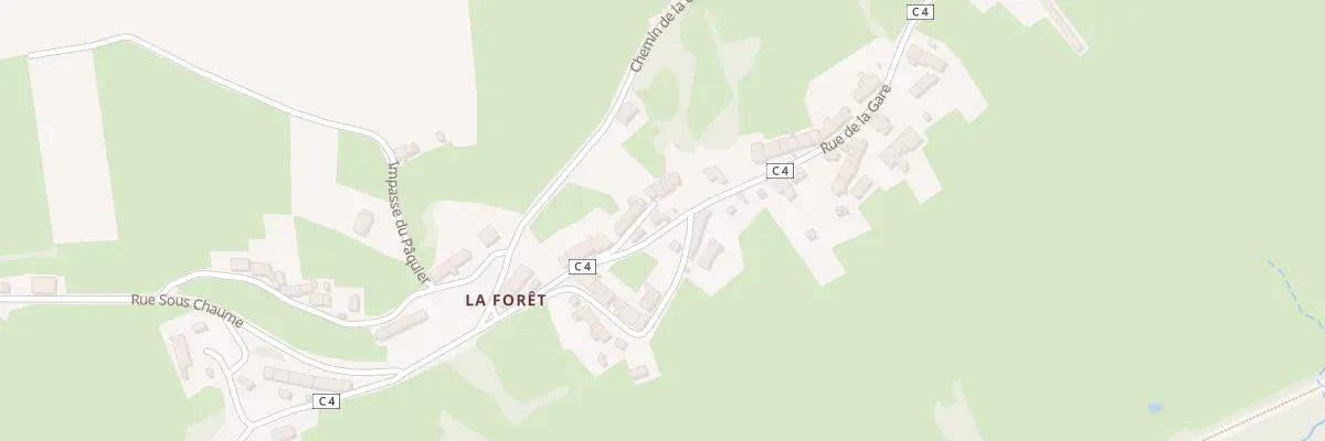 Plan du 5252 La Foret à Saisy