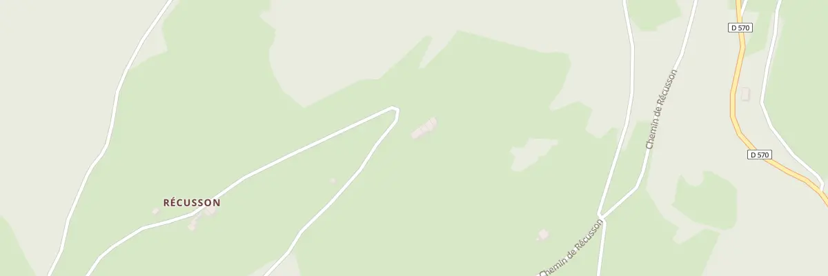 Plan du 5245 La Cote à Vanosc
