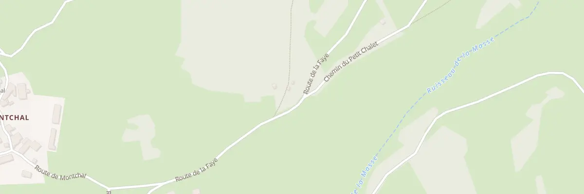 Plan du 1244 Rte de la Faye à Burdignes