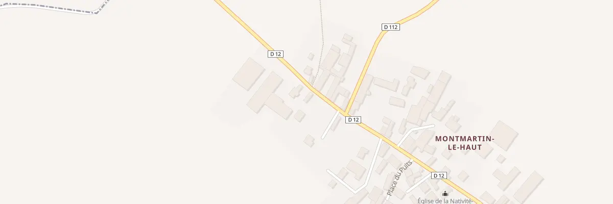 Plan du 4 Gr Grande Rue à Montmartin-le-Haut