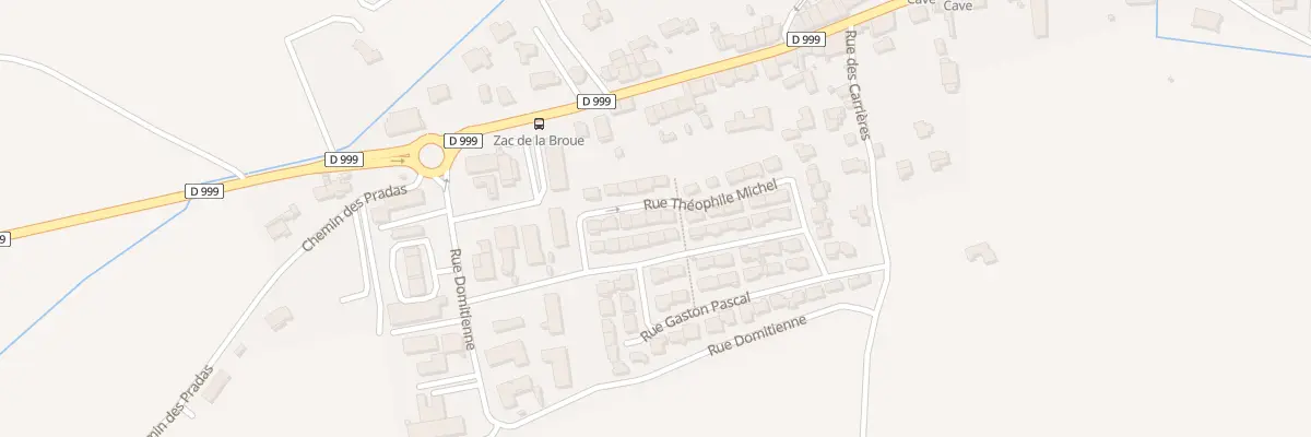Plan du 13 Rue Theophile Michel à Jonquières-Saint-Vincent