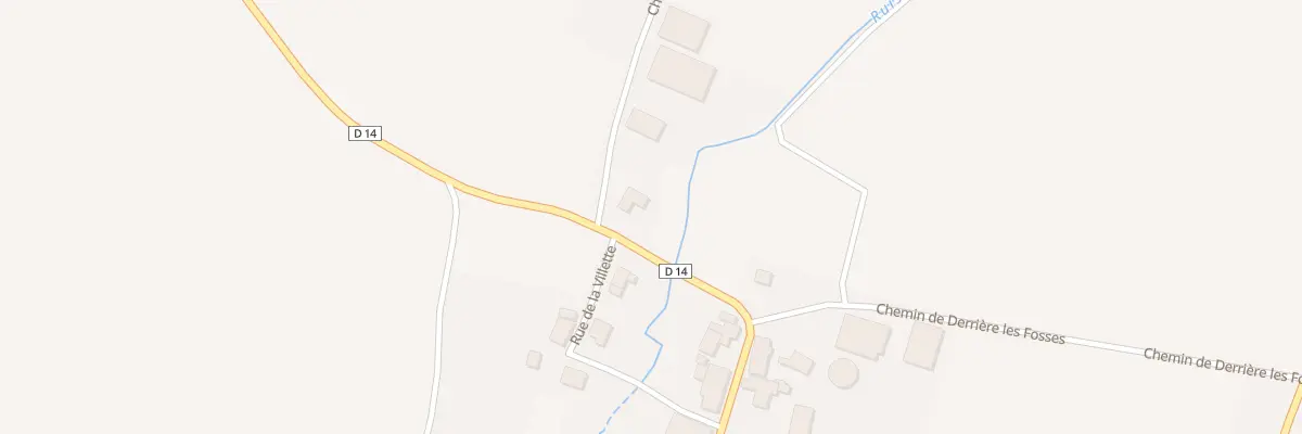 Plan du 12 Rue de la Liberte à Alland’Huy-et-Sausseuil