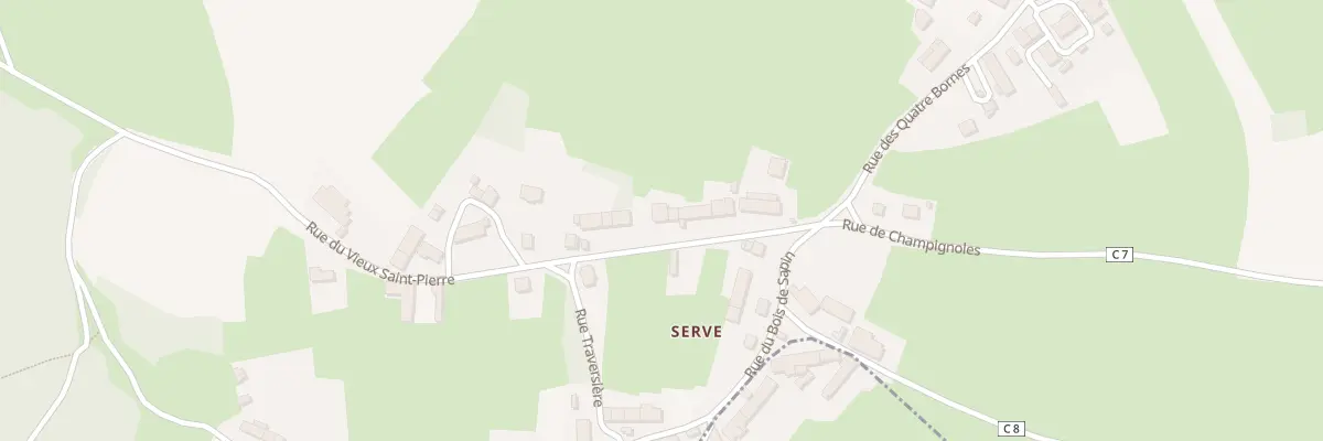 Plan du 5306 Hameau de Serve à Lacanche