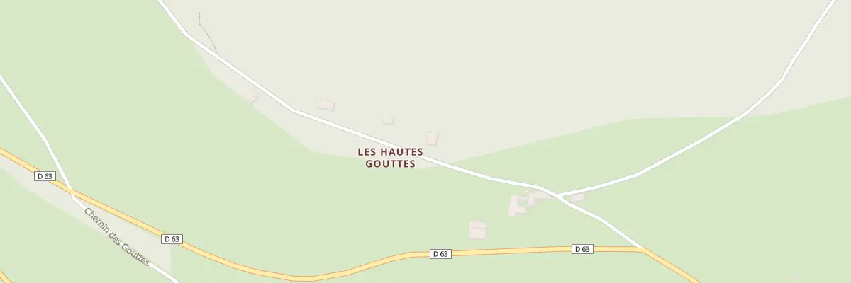 Plan du 9001 Les Hautes Gouttes à Graix
