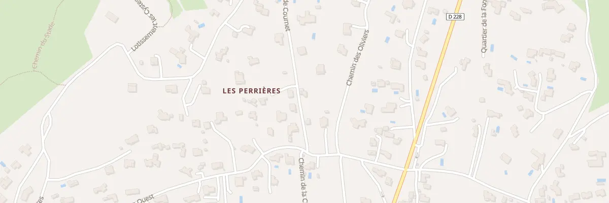 Plan du 2 Che du Vallon de Cournet à Castillon-du-Gard