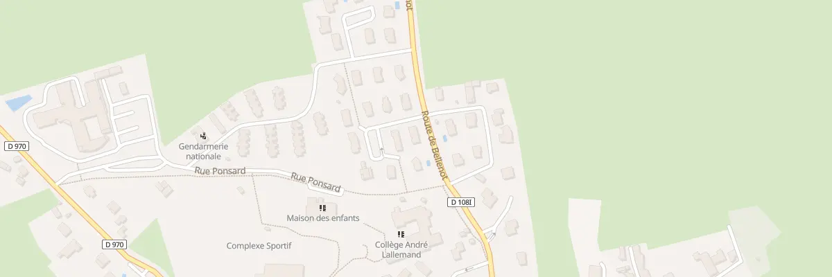 Plan du 1 Rue Colette à Pouilly-en-Auxois