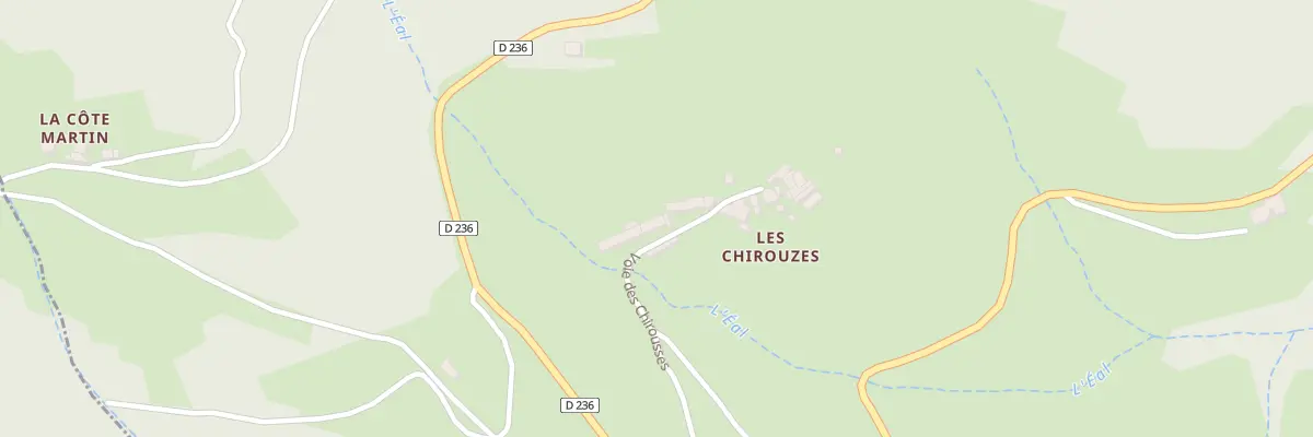 Plan du 5123 Les Chirouzes à Nozières