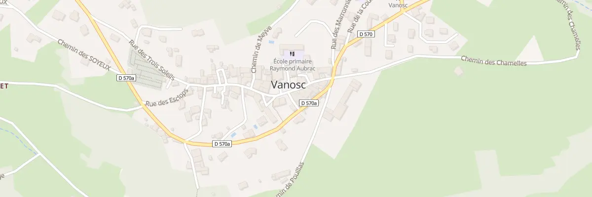 Plan du 5054 Le Village à Vanosc