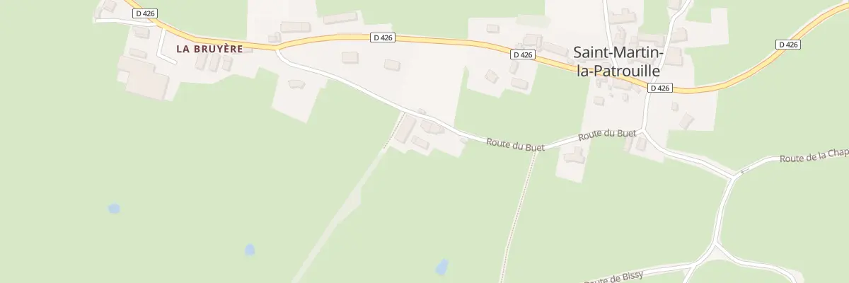 Plan du 206 Rte du Buet à Saint-Martin-la-Patrouille
